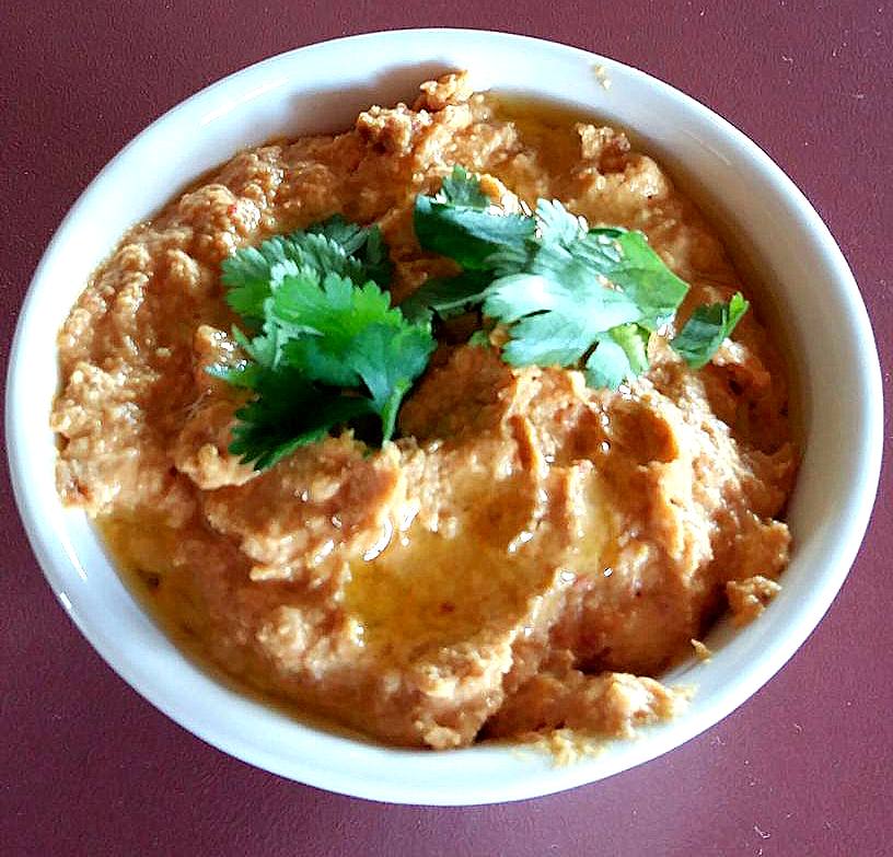 Hummus with olive oil